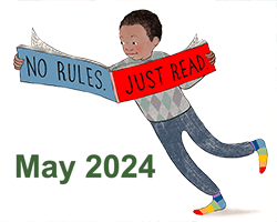 May 2024 and Children's Book Week illustration