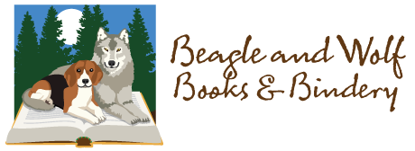 Beagle and Wolf Books & Bindery logo