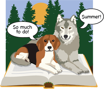 Summer according to Beagle and Wolf