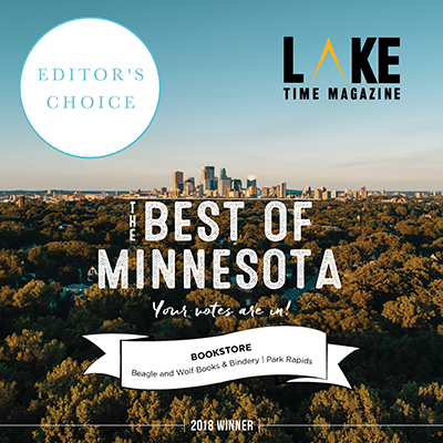 Lake Time Magazine Editor's Choice The Best of Minnesota 2018 Award