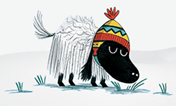 Littlest Yak from the book